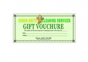 Scrub-Brite Gift Vouchers Are Now Available